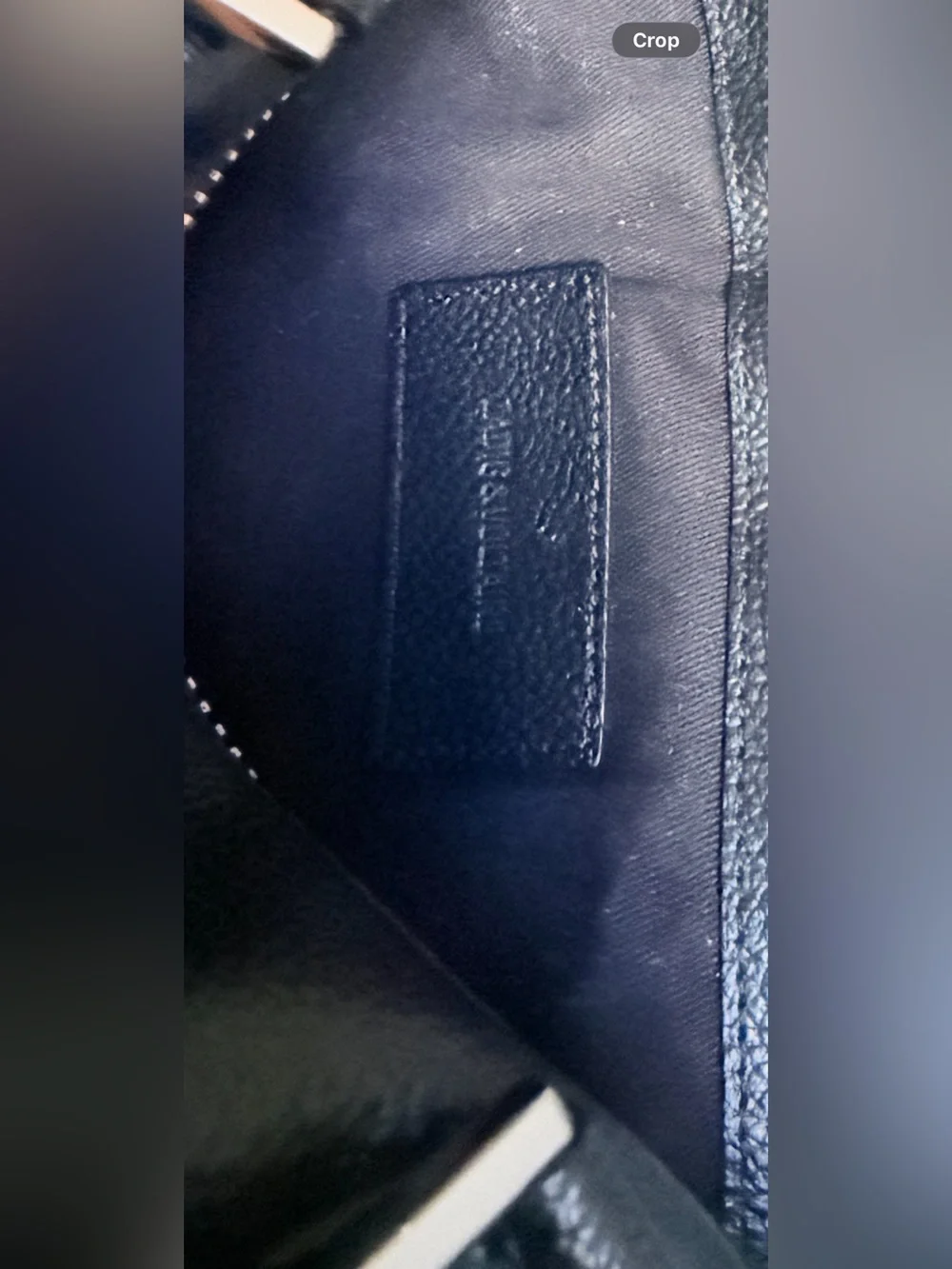 Zadig & Voltaire Black Leather Satchel with Wing Emblem